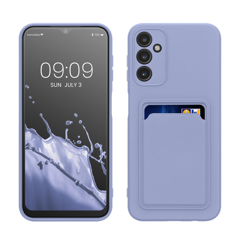 kwmobile Handyhülle kompatibel mit Samsung Galaxy A14 5G Hülle mit Fach für Karten