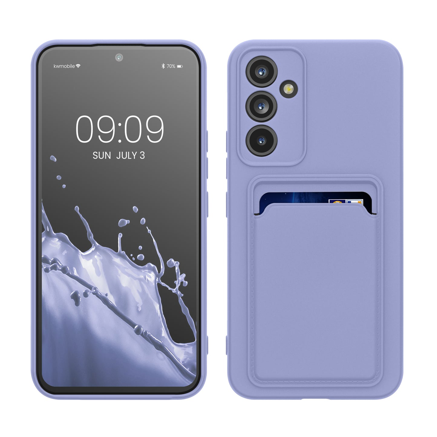 kwmobile Handyhülle kompatibel mit Samsung Galaxy A54 5G mit Fach für Karten