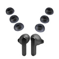 kwmobile 6x Ersatzpolster kompatibel mit JBL Live Pro 2 TWS - Silikon Ersatz Ohrpolster In-Ear Kopfhörer - Headphones Polster Blau  