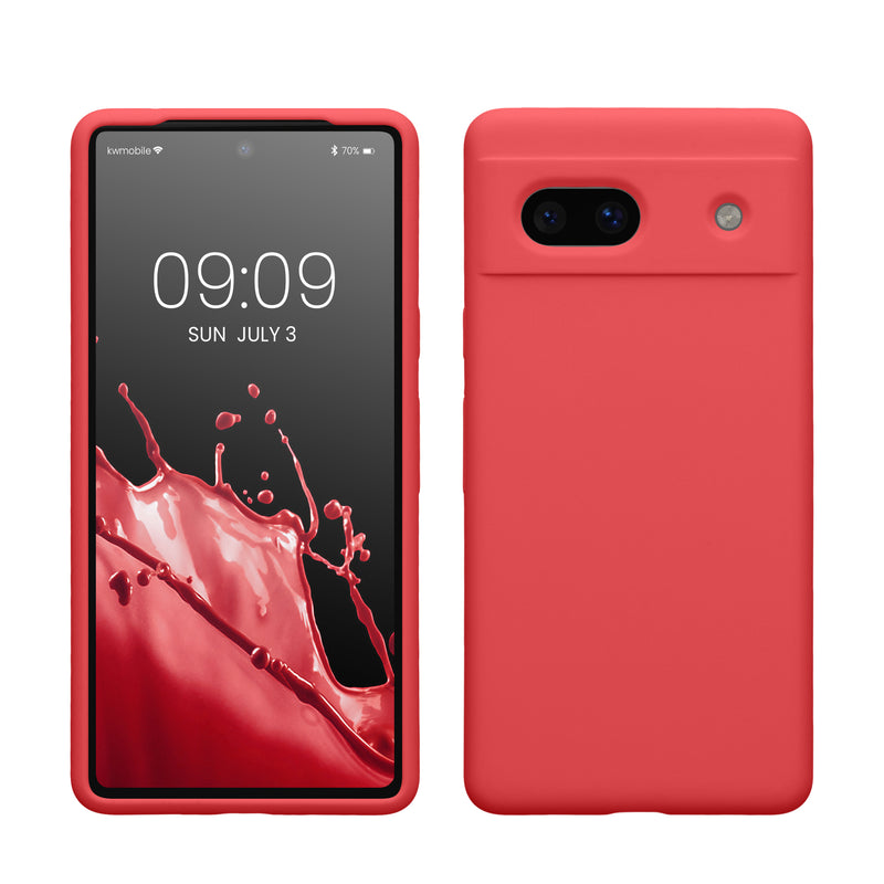 kwmobile Handyhülle für Google Pixel 7a Hülle, für Pixel 7a Case - Hülle Silikon - kabelloses Laden - Dolce Vita Dolce Vita  