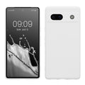 kwmobile Handyhülle kompatibel mit Google Pixel 7a Hülle - Handy Case aus weichem Silikon in Weiß matt Weiß matt  