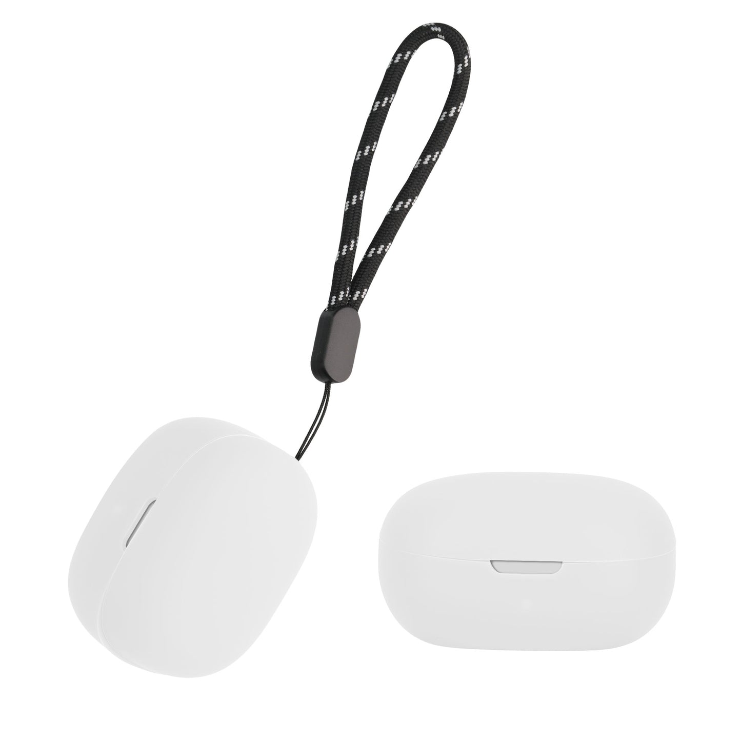 kwmobile Hülle kompatibel mit Anker Soundcore P20i Hülle - Kopfhörer Case - TPU Silikon Cover - Schutzhülle in Weiß Weiß  