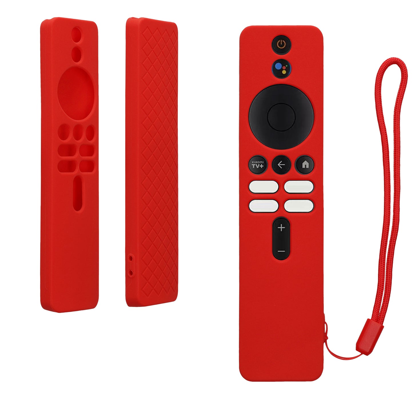 kwmobile Hülle Fernbedienung kompatibel mit Xiaomi TV Box S (2nd Gen) Hülle - Silikon Case für TV Zubehör in Rot Rot  
