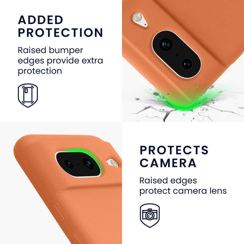kwmobile Handyhülle für Google Pixel 8 Case - kabelloses Laden