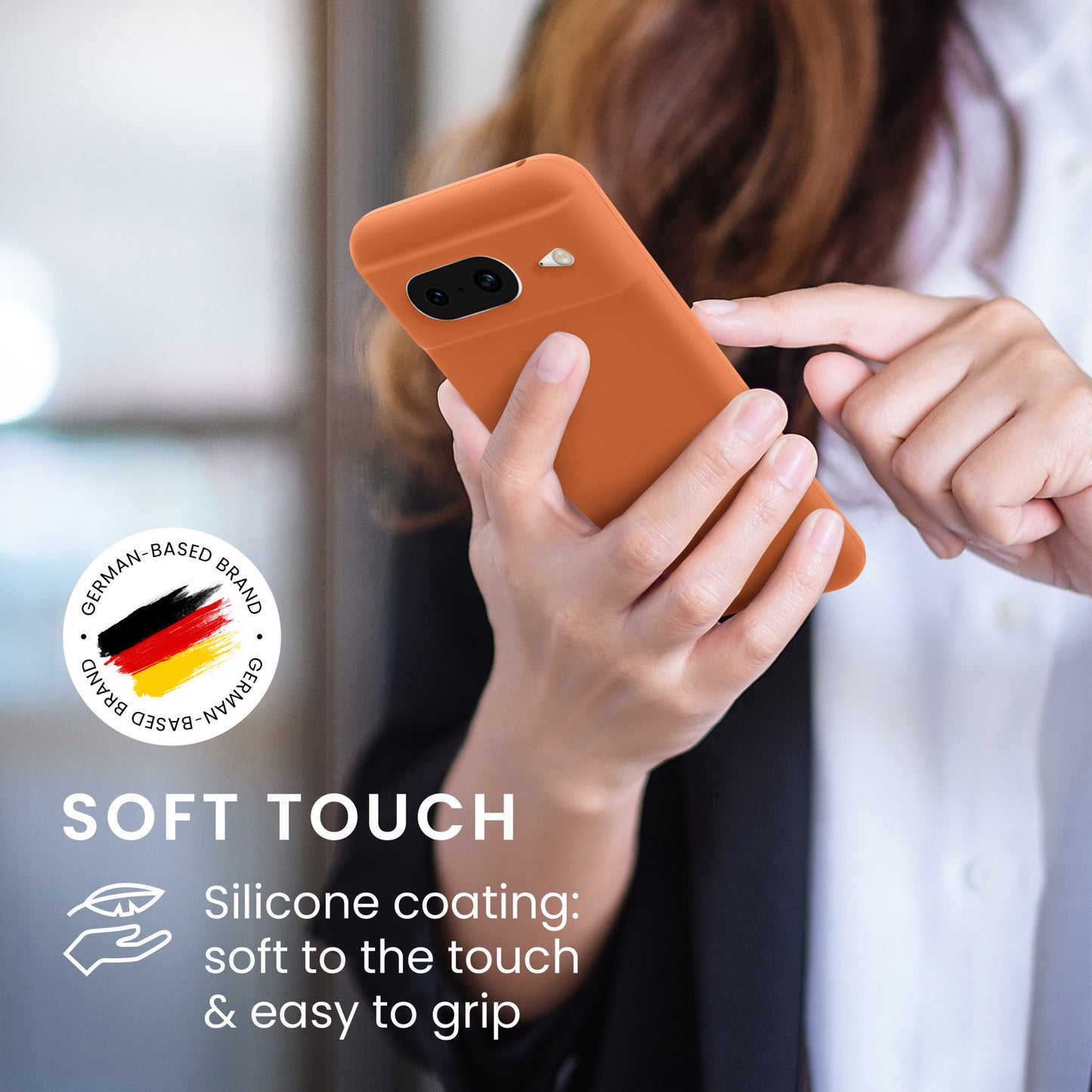 kwmobile Handyhülle für Google Pixel 8 Case - kabelloses Laden