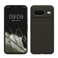 kwmobile Handyhülle für Google Pixel 8 Hülle, für Pixel 8 Case - Hülle Silikon - kabelloses Laden - Olivgrün matt Olivgrün matt  
