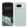 kwmobile Hülle kompatibel mit Google Pixel 8 Hülle - weiches TPU Silikon Case - Cover geeignet für kabelloses Laden - Cool Mint Cool Mint  