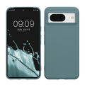 kwmobile Hülle kompatibel mit Google Pixel 8 Hülle - weiches TPU Silikon Case - Cover geeignet für kabelloses Laden - Arctic Night Arctic Night  