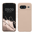 kwmobile Slim Case kompatibel mit Google Pixel 8 Hülle - Handyhülle aus Silikon in Coconut Swirl Coconut Swirl  