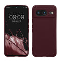 kwmobile Slim Case kompatibel mit Google Pixel 8 Hülle - Handyhülle aus Silikon in Bordeaux Violett Bordeaux Violett  