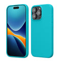 kwmobile Handyhülle für iPhone 15 Pro Max Hülle, für iPhone 15 Pro Max Case - Hülle Silikon - kabelloses Laden - Cool Glacier Cool Glacier  