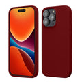kwmobile Handyhülle für iPhone 15 Pro Max Hülle, für iPhone 15 Pro Max Case - Hülle Silikon - kabelloses Laden - Rhabarber Rot Rhabarber Rot  