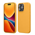 kwmobile Handyhülle für iPhone 15 Pro Max Hülle, für iPhone 15 Pro Max Case - Hülle Silikon - kabelloses Laden - Mango Mango  