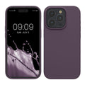 kwmobile Handyhülle für iPhone 15 Pro Max Hülle, für iPhone 15 Pro Max Case - Hülle Silikon - kabelloses Laden - Helle Iris Helle Iris  