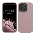 kwmobile Handyhülle für iPhone 15 Pro Max Hülle, für iPhone 15 Pro Max Case - Hülle Silikon - kabelloses Laden - Nude Lilac Nude Lilac  