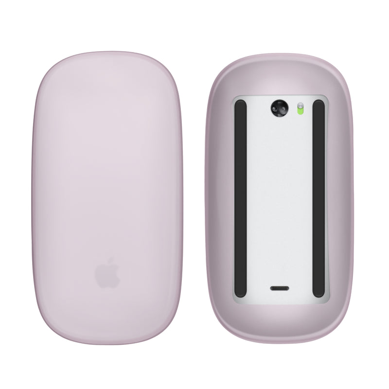 kwmobile Silikon Schutzhülle kompatibel mit Apple Magic Mouse 1 / 2 Hülle - PC Maus Cover aus softem Silikon - Lavendel Lavendel  
