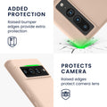 Slim Gummierte Silikon Hülle für Google Pixel 7 Pro in Coconut Swirl