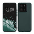 kwmobile Case kompatibel mit Xiaomi 13T / 13T Pro Hülle - Schutzhülle aus Silikon metallisch schimmernd - Handyhülle Metallic Petrol Metallic Petrol  