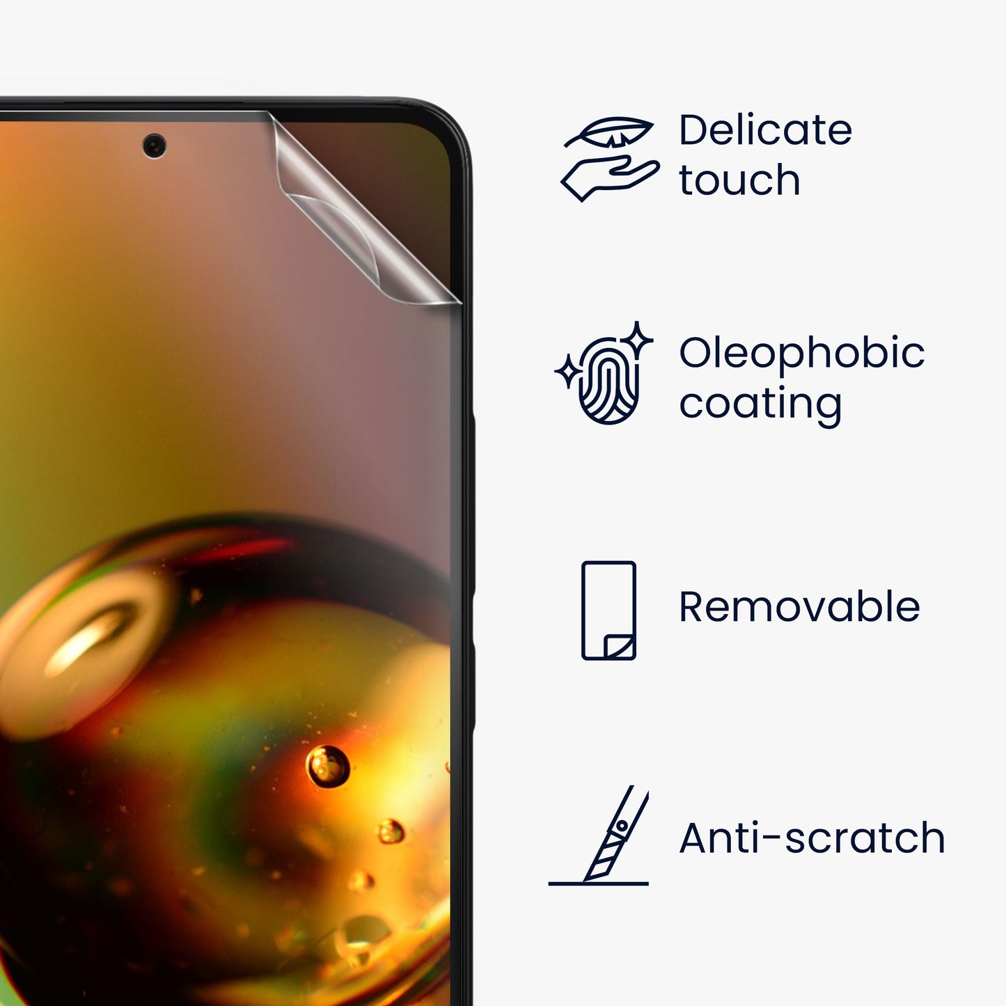 3x Folie kristallklar für Xiaomi 13T / 13T Pro