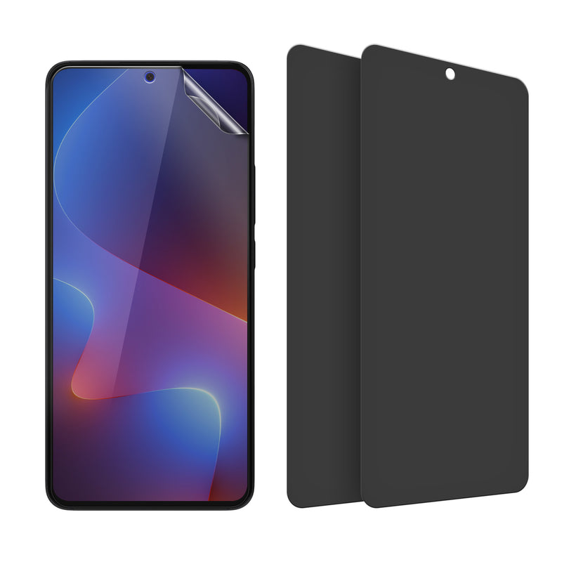 kwmobile 3x Sichtschutz Schutzfolie für Xiaomi 13T / 13T Pro Folie - Displayschutz Privacy Screen Protector - Sichtschutzfolie Handyfolie Displayfolie - Blickschutzfolie Transparent  