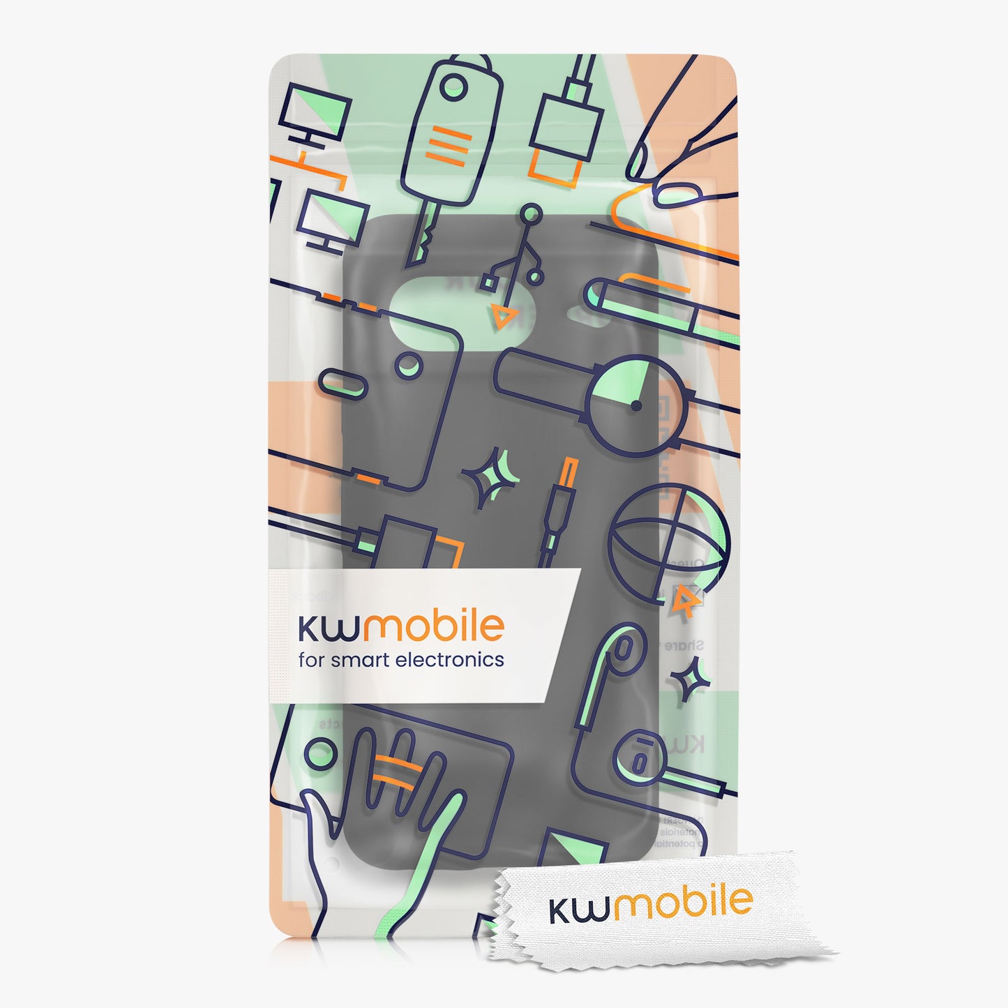kwmobile Handyhülle für Google Pixel 8 Case kabelloses Laden