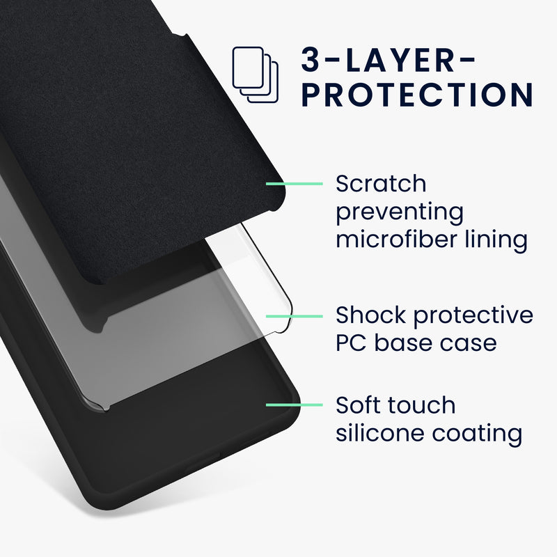 kwmobile Handyhülle für Google Pixel 8 Case kabelloses Laden