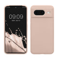 kwmobile Handyhülle für Google Pixel 8 Hülle, für Pixel 8 Case - Hülle Silikon - kabelloses Laden - Coconut Swirl Coconut Swirl  