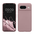 kwmobile Handyhülle für Google Pixel 8 Hülle, für Pixel 8 Case - Hülle Silikon - kabelloses Laden - Nude Lilac Nude Lilac  