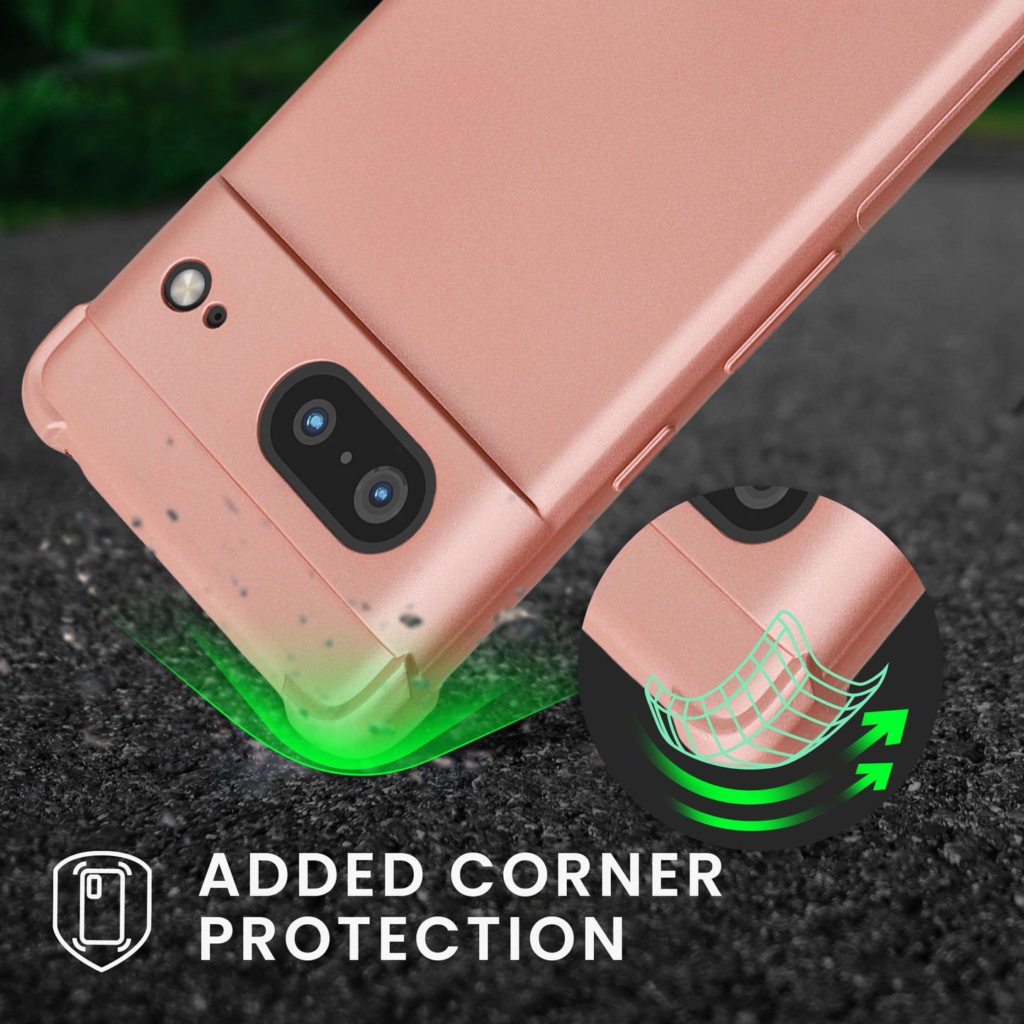 kwmobile Necklace Case kompatibel mit Google Pixel 7 Hülle - Cover mit Kordel zum Umhängen - Silikon Schutzhülle