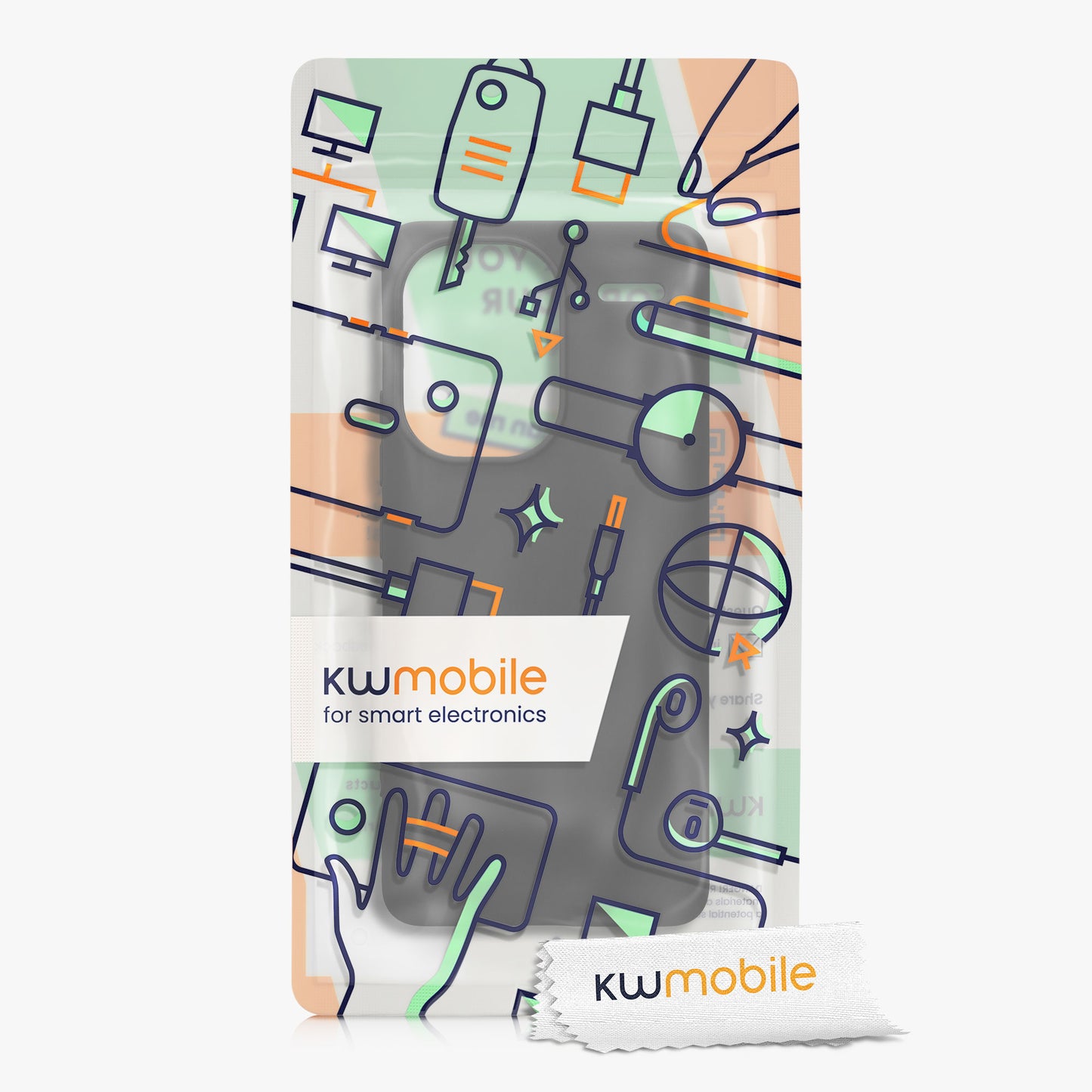 kwmobile Handyhülle für Xiaomi Redmi Note 13 Pro+ 5G / Redmi Note 13 Pro Plus 5G Hülle - Kabelloses Laden - Schutzhülle Cover