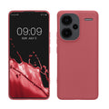 kwmobile Hülle kompatibel mit Xiaomi Redmi Note 13 Pro+ 5G / Redmi Note 13 Pro Plus 5G Hülle - weiches TPU Silikon Case - Cover geeignet für kabelloses Laden - Dark Rose Dark Rose  
