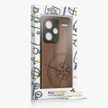 kwmobile Hülle kompatibel mit Xiaomi Redmi Note 13 Pro+ 5G / Redmi Note 13 Pro Plus 5G Hülle - Handy Cover - TPU Handyhülle Kompass Vintage