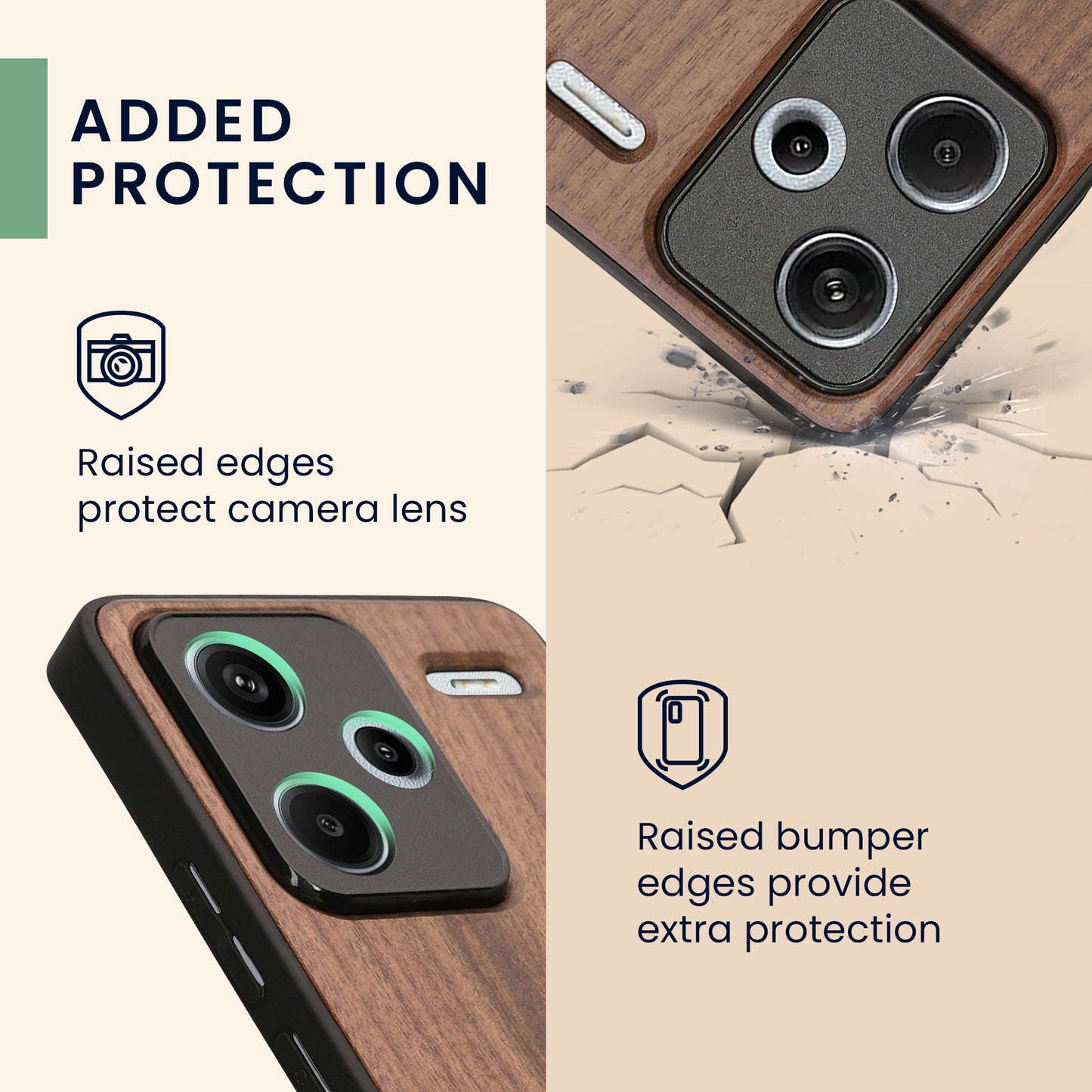 kwmobile Hülle kompatibel mit Xiaomi Redmi Note 13 Pro+ 5G / Redmi Note 13 Pro Plus 5G Hülle - Handy Cover - TPU Handyhülle Kompass Vintage