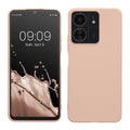 kwmobile Hülle kompatibel mit Xiaomi Poco C65 / Redmi 13C Hülle - weiches TPU Silikon Case - Cover geeignet für kabelloses Laden - Coconut Swirl Coconut Swirl  