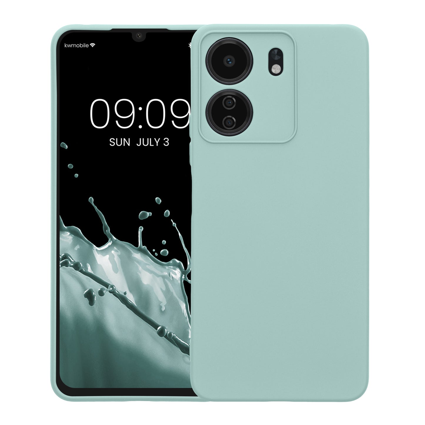 kwmobile Slim Case kompatibel mit Xiaomi Poco C65 / Redmi 13C Hülle - Handyhülle aus Silikon