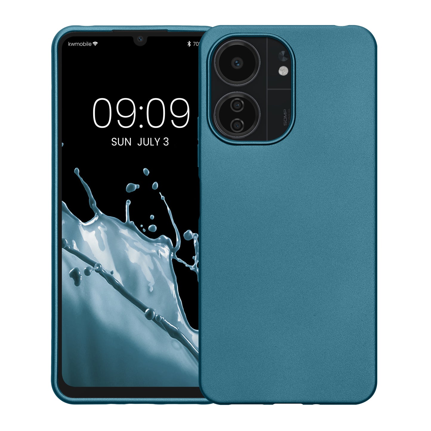 kwmobile Handyhülle für Xiaomi Poco C65 / Redmi 13C Hülle - Silikon Case - Schutzhülle Cover
