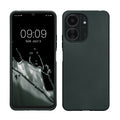 kwmobile Case kompatibel mit Xiaomi Poco C65 / Redmi 13C Hülle - Schutzhülle aus Silikon metallisch schimmernd - Handyhülle Metallic Petrol Metallic Petrol  