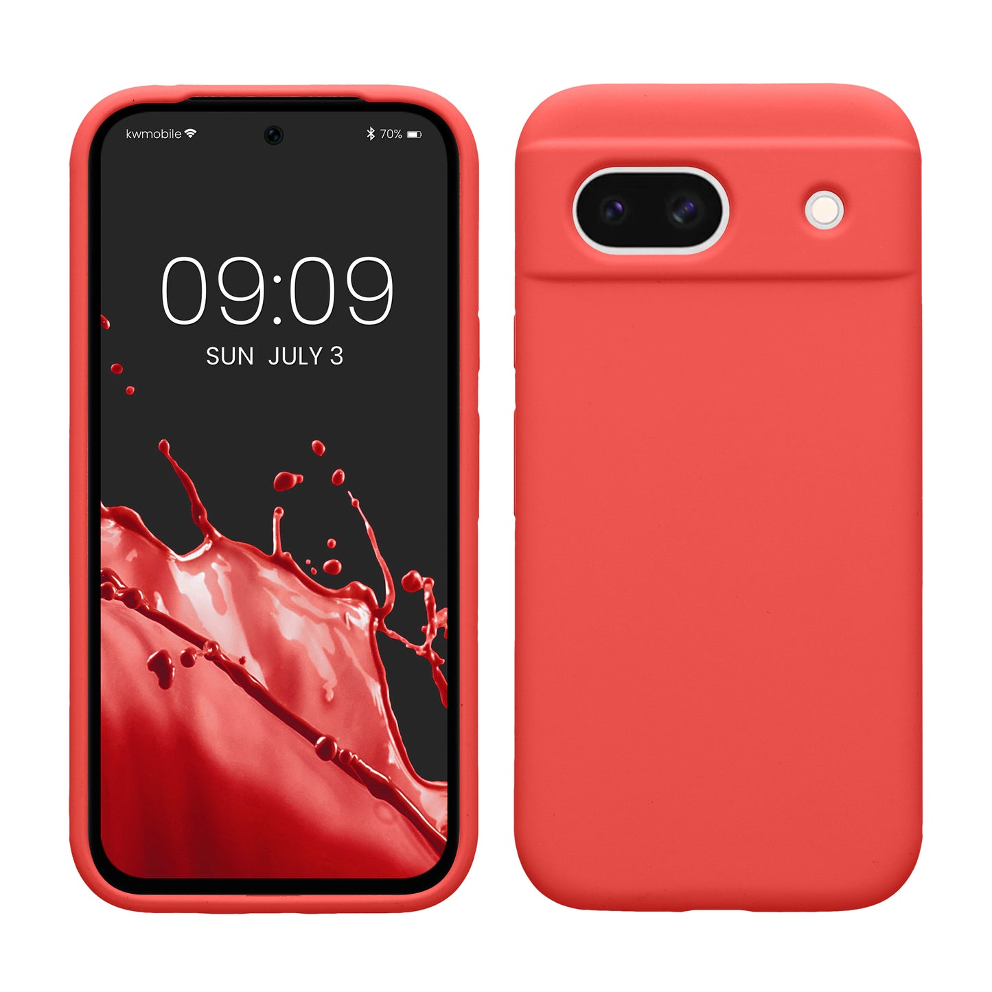 kwmobile Handyhülle für Google Pixel 8a Hülle, für Pixel 8a Case - Hülle Silikon - kabelloses Laden - Dolce Vita Dolce Vita  