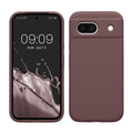 kwmobile Handyhülle für Google Pixel 8a Hülle, für Pixel 8a Case - Hülle Silikon - kabelloses Laden - Grape Grape  