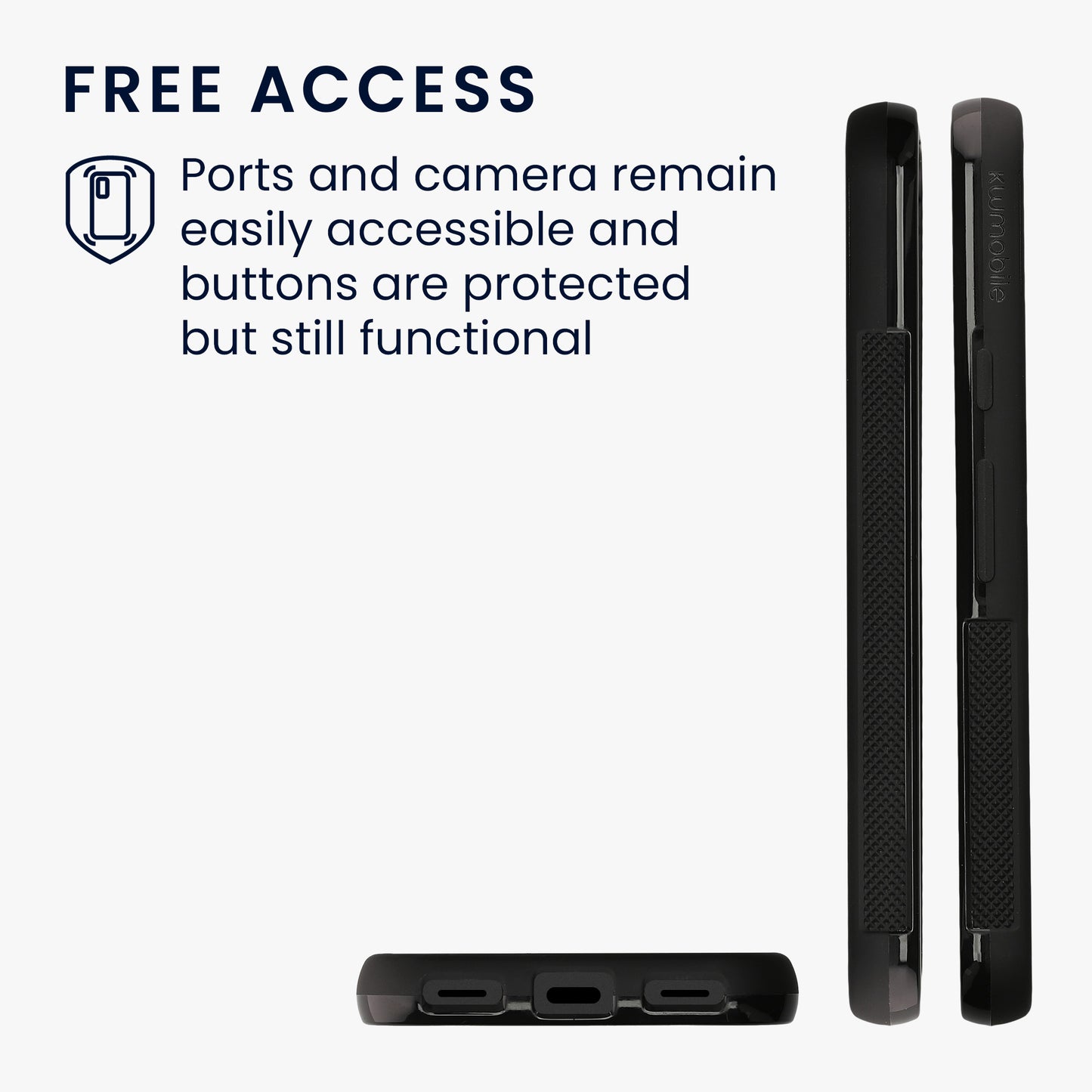 kwmobile Hülle kompatibel mit Google Pixel 8a - Handyhülle - Handy Schutzhülle - Smartphone Cover