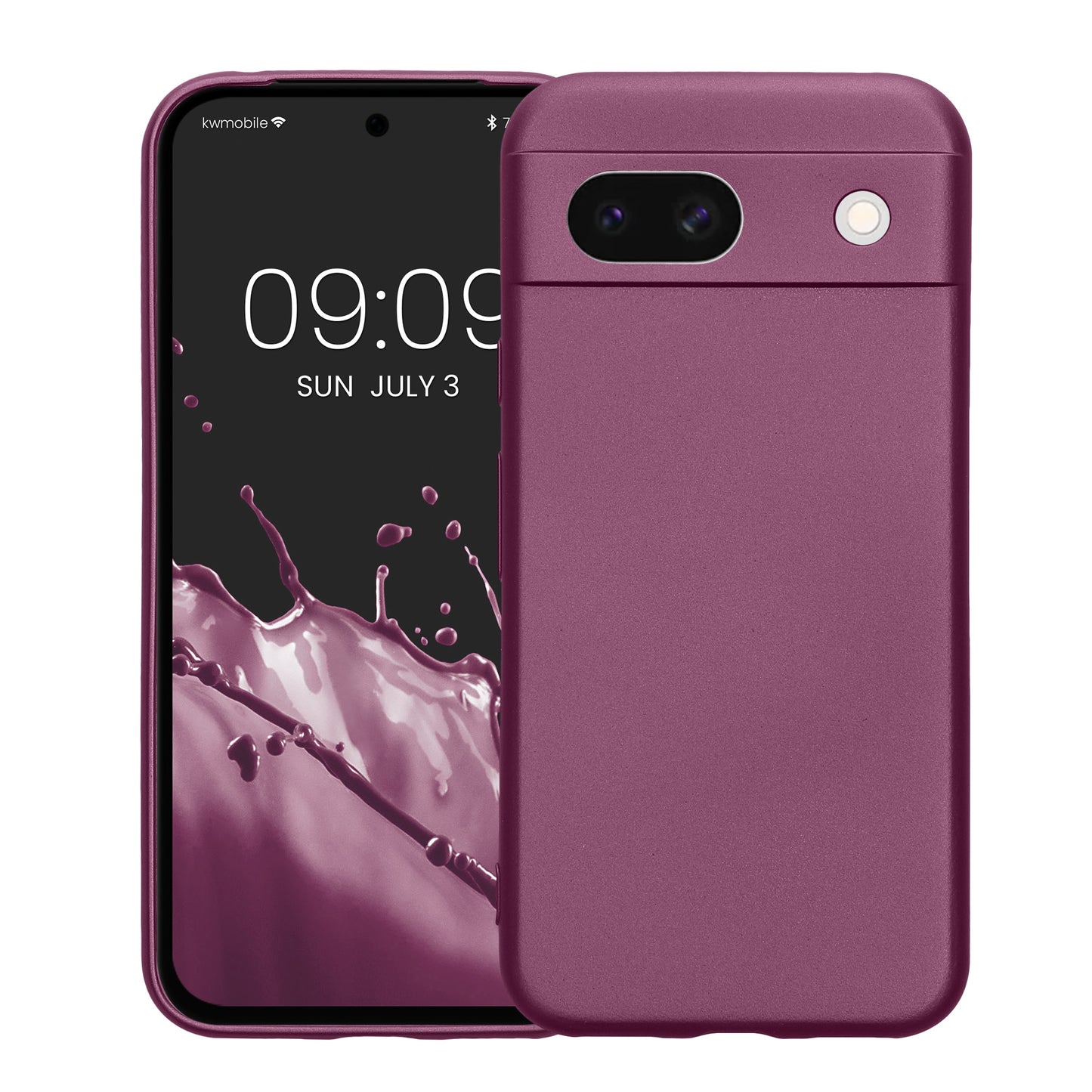kwmobile Handyhülle für Google Pixel 8a Hülle - weiche Silikon Case Schutzhülle Cover