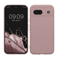 kwmobile Handyhülle kompatibel mit Google Pixel 8a Hülle - Handy Case aus weichem Silikon in Nude Lilac Nude Lilac  