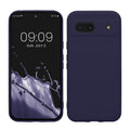 kwmobile Handyhülle kompatibel mit Google Pixel 8a Hülle - Handy Case aus weichem Silikon in Deep Ocean Deep Ocean  
