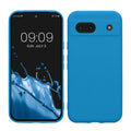 kwmobile Handyhülle kompatibel mit Google Pixel 8a Hülle - Handy Case aus weichem Silikon in Blue Reef Blue Reef  