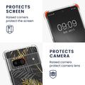 kwmobile Necklace Case kompatibel mit Google Pixel 8a Hülle Silikon Cover mit Handykette Transparent Dschungel