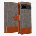 kwmobile Wallet Case kompatibel mit Google Pixel 8a - Hülle mit Ständer - Handyhülle Kartenfächer