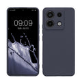 kwmobile Handyhülle kompatibel mit Xiaomi Redmi Note 13 Pro 5G / Poco X6 5G Hülle - Handy Case aus weichem Silikon in Deep Ocean Deep Ocean  