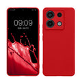 kwmobile Handyhülle kompatibel mit Xiaomi Redmi Note 13 Pro 5G / Poco X6 5G Hülle - Handy Case aus weichem Silikon in Sweet Cherry Sweet Cherry  