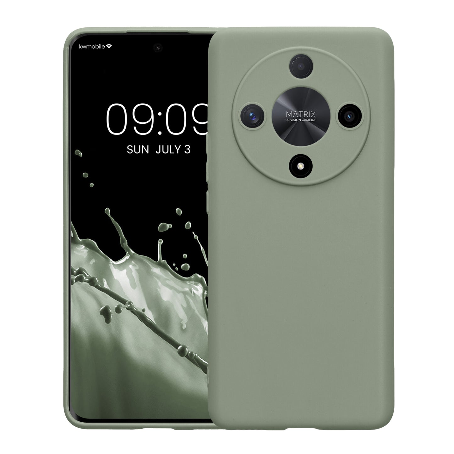 kwmobile Handyhülle für HONOR Magic6 Lite / X9b Hülle - Kabelloses Laden - Schutzhülle Cover
