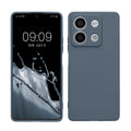 kwmobile Handyhülle kompatibel mit Xiaomi Redmi Note 13 5G Hülle - Handy Case aus weichem Silikon in Dunkler Schiefer Dunkler Schiefer  